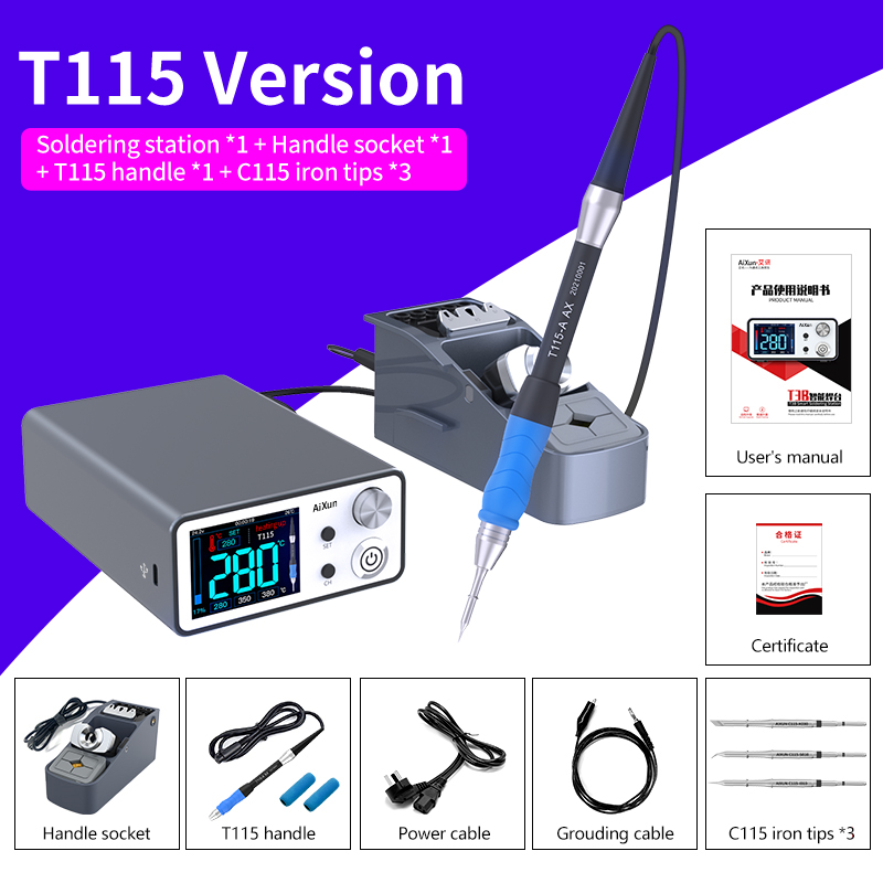 محطة لحام إلكترونيات ذكية T3B  - مراجعة Electronics Repair In Usa وسعره